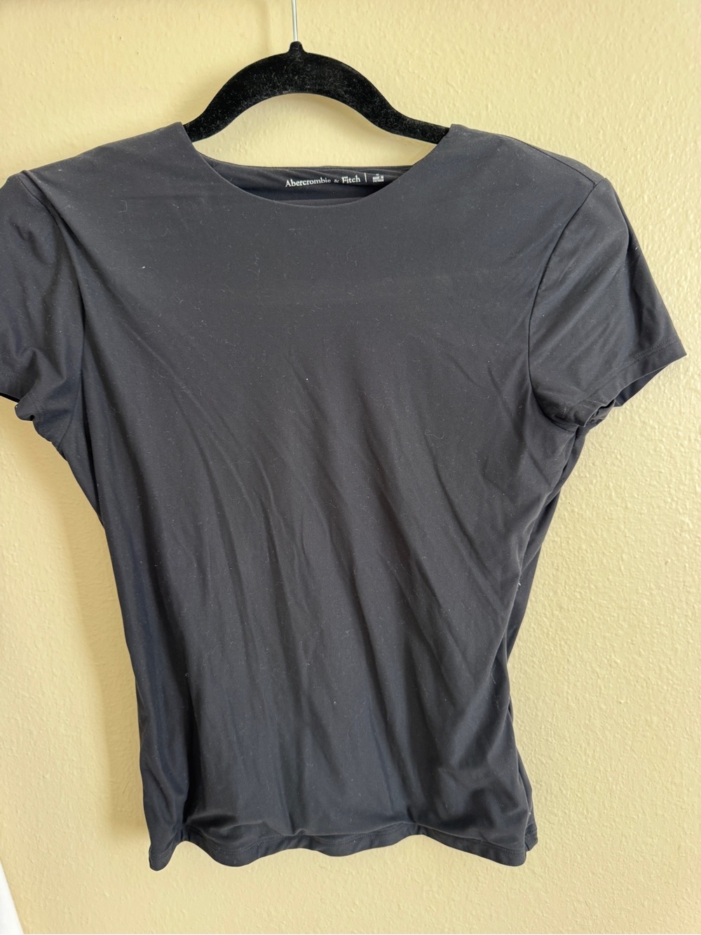 Abercrombie & Fitch Women’s Black Crew Neck T-Shirt